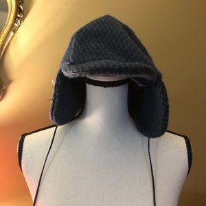 Blue Quilted Winter Hat